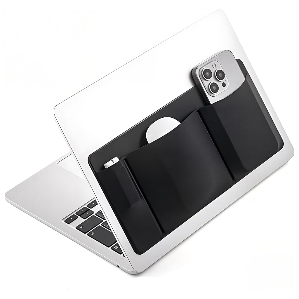 ZORBES® 3-Pocket Organizer, Mouse Holder for Laptop Stick o ZORBES® 3-Pocket Organizer, Mouse Holder for Laptop Stick o